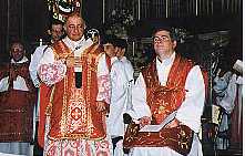 Arenzano - 1998 - Il Cardinale Dionigi Tettamanzi - Don Giorgio Noli