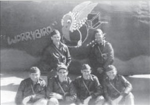 Equipaggio e aereo B-24 Worrybird