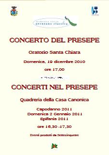 Concerto del Presepe 2009